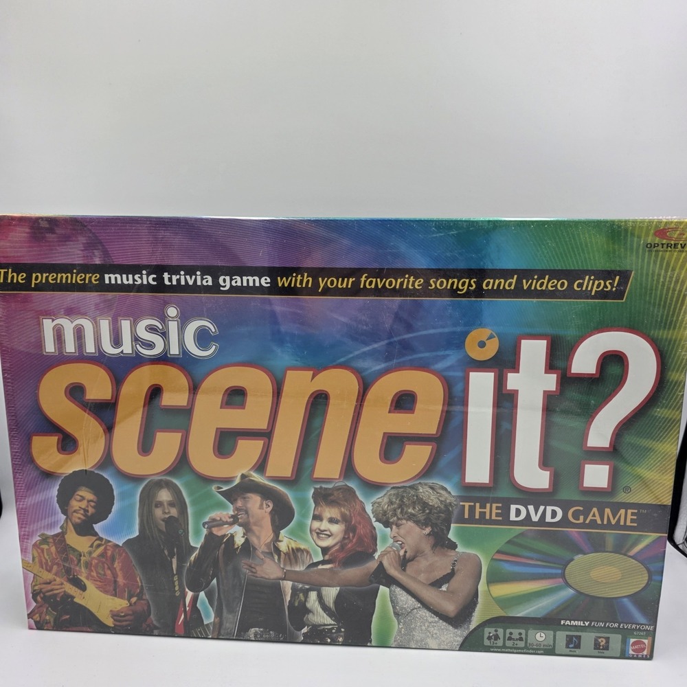 Music Scene It The DVD Game The Premiere Music Trivia Board Game NEW‎ SEALED